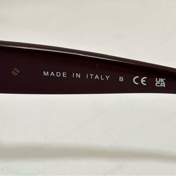 🔥CHANEL Rare Burgundy Acetate Butterfly Classics Sunglasses full inclusion🔥 - Picture 7 of 12